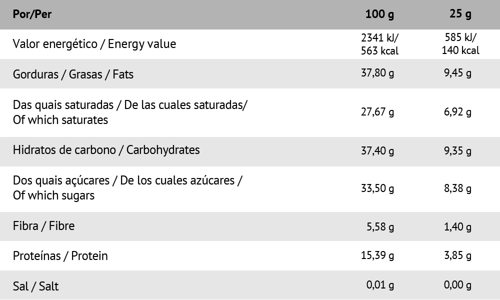 Organic Bar Amêndoa & Mel 25 g